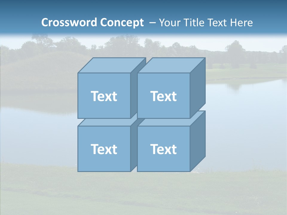 Golf Beautiful Spring PowerPoint Template