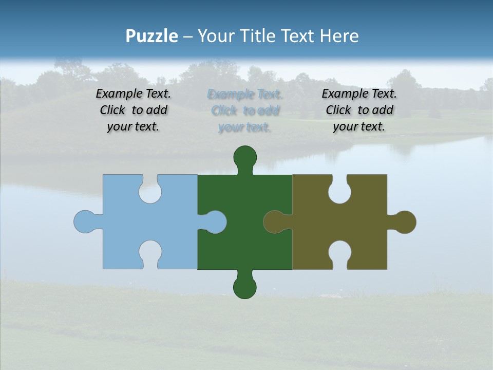 Golf Beautiful Spring PowerPoint Template