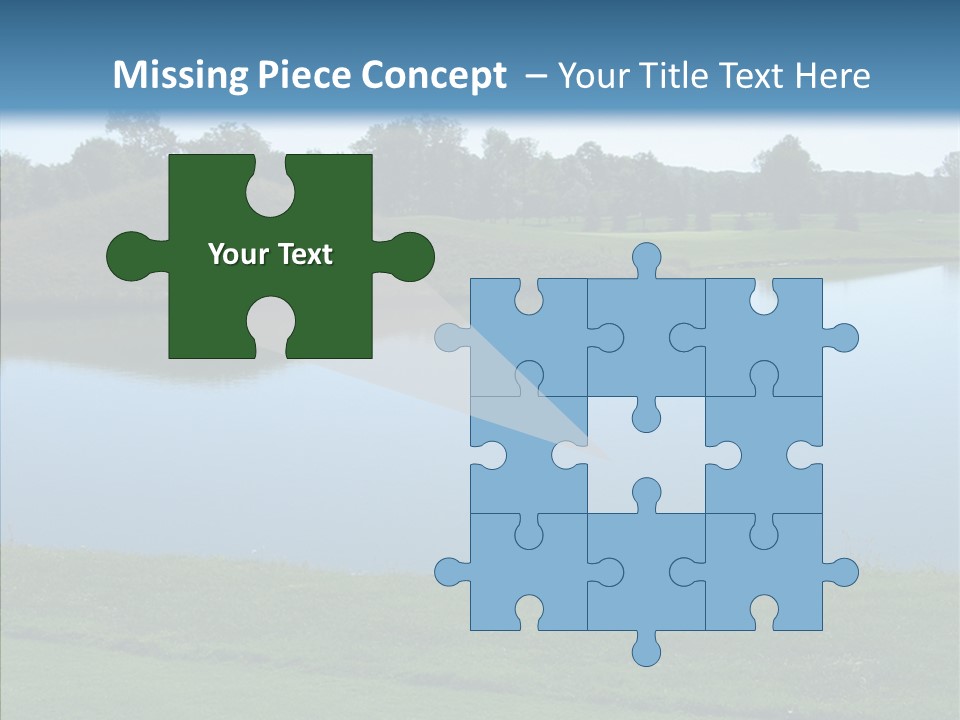 Golf Beautiful Spring PowerPoint Template