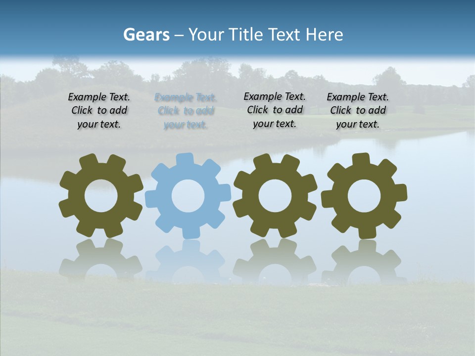 Golf Beautiful Spring PowerPoint Template