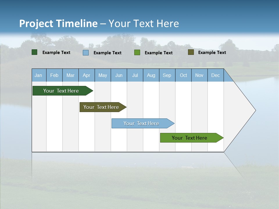 Golf Beautiful Spring PowerPoint Template