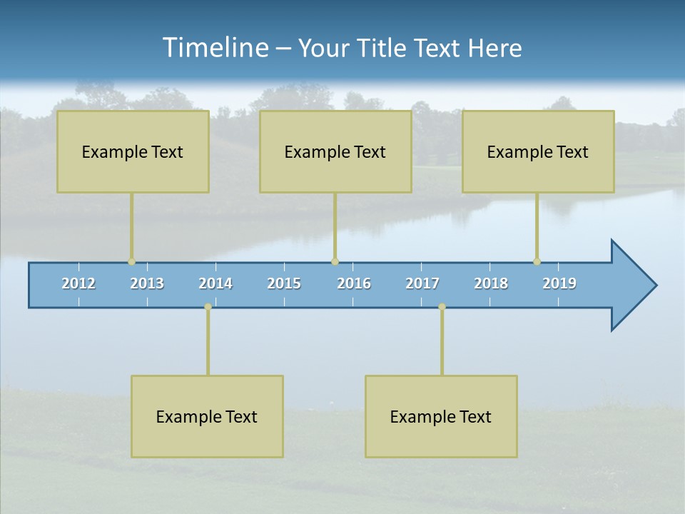 Golf Beautiful Spring PowerPoint Template