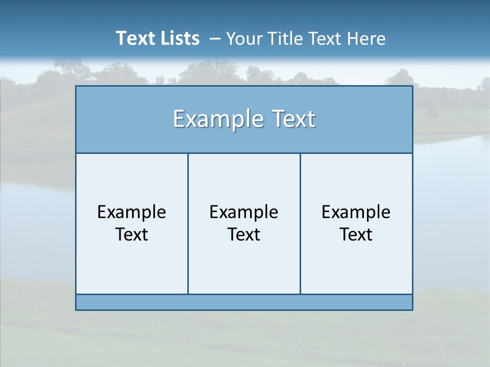 Golf Beautiful Spring PowerPoint Template