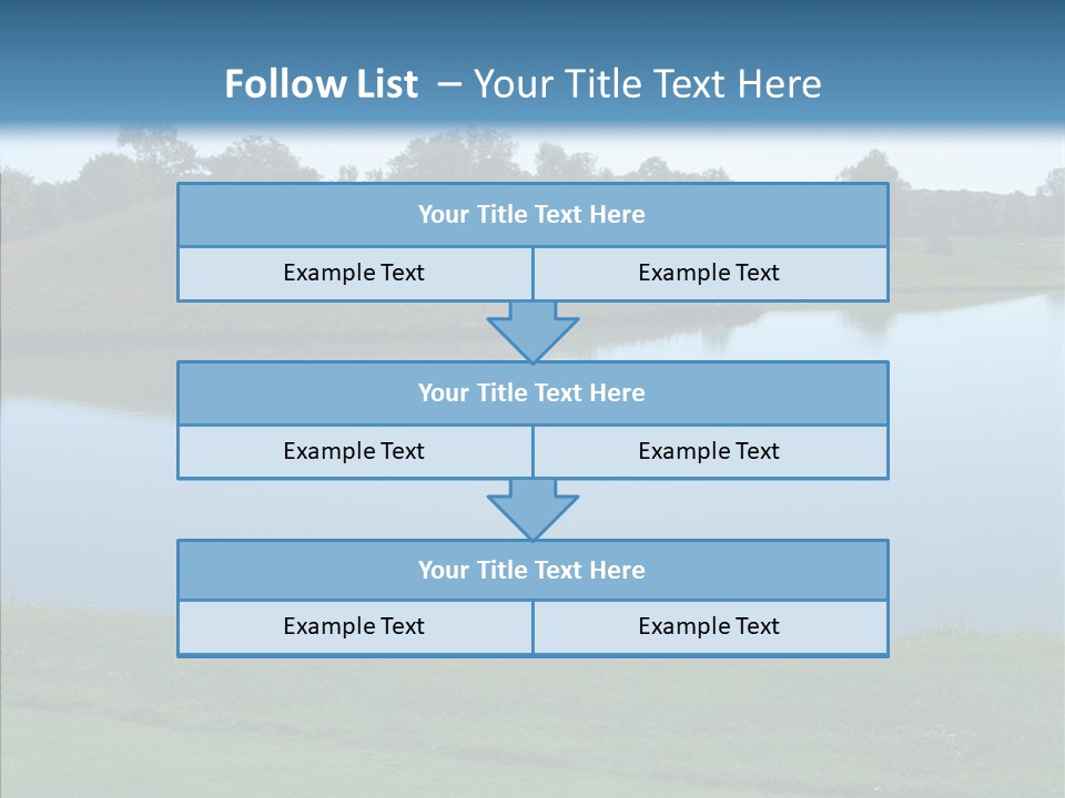 Golf Beautiful Spring PowerPoint Template