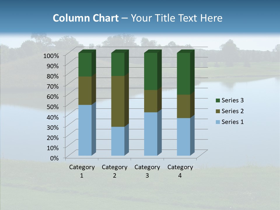 Golf Beautiful Spring PowerPoint Template