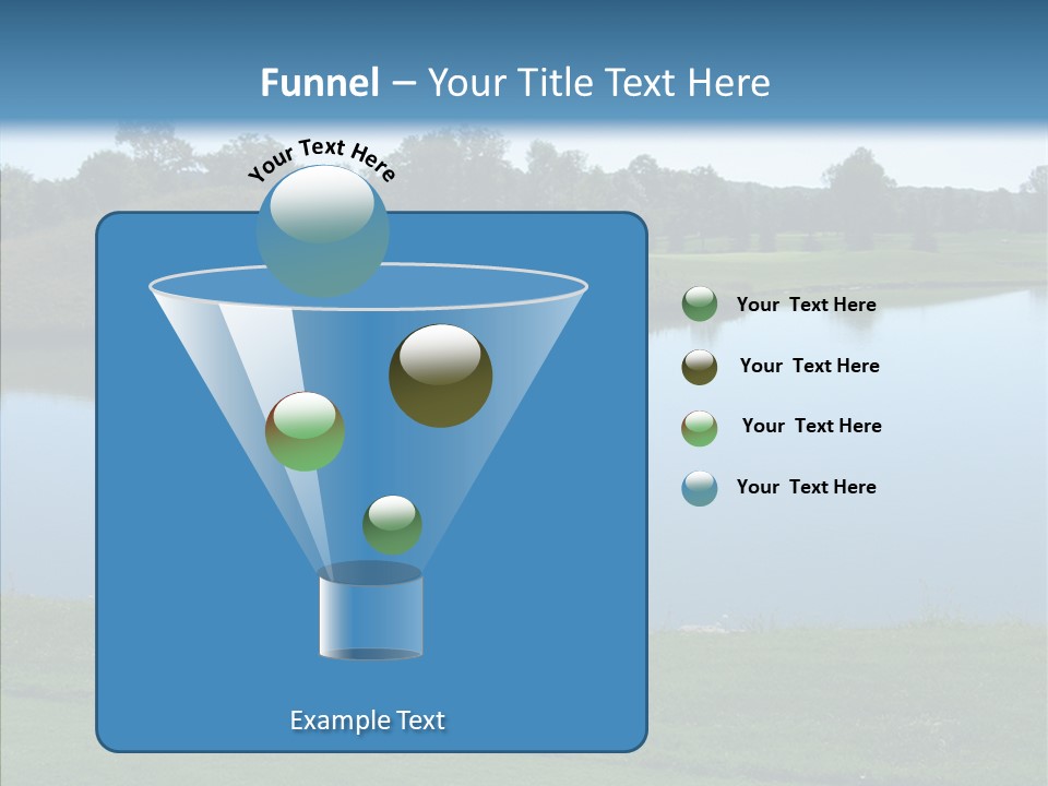 Golf Beautiful Spring PowerPoint Template