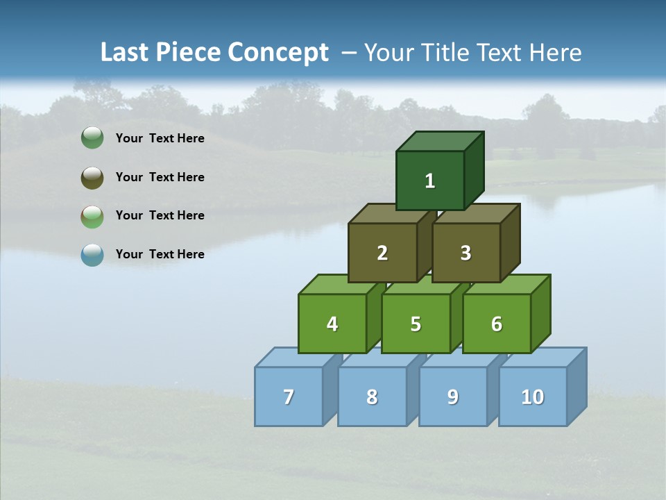 Golf Beautiful Spring PowerPoint Template