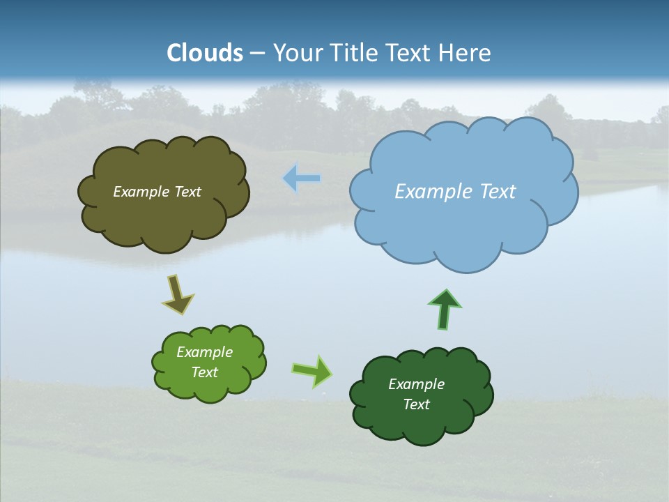 Golf Beautiful Spring PowerPoint Template
