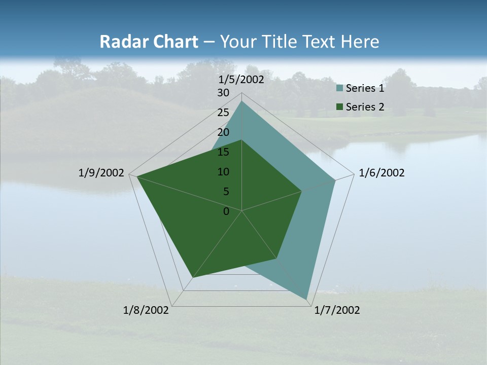 Golf Beautiful Spring PowerPoint Template