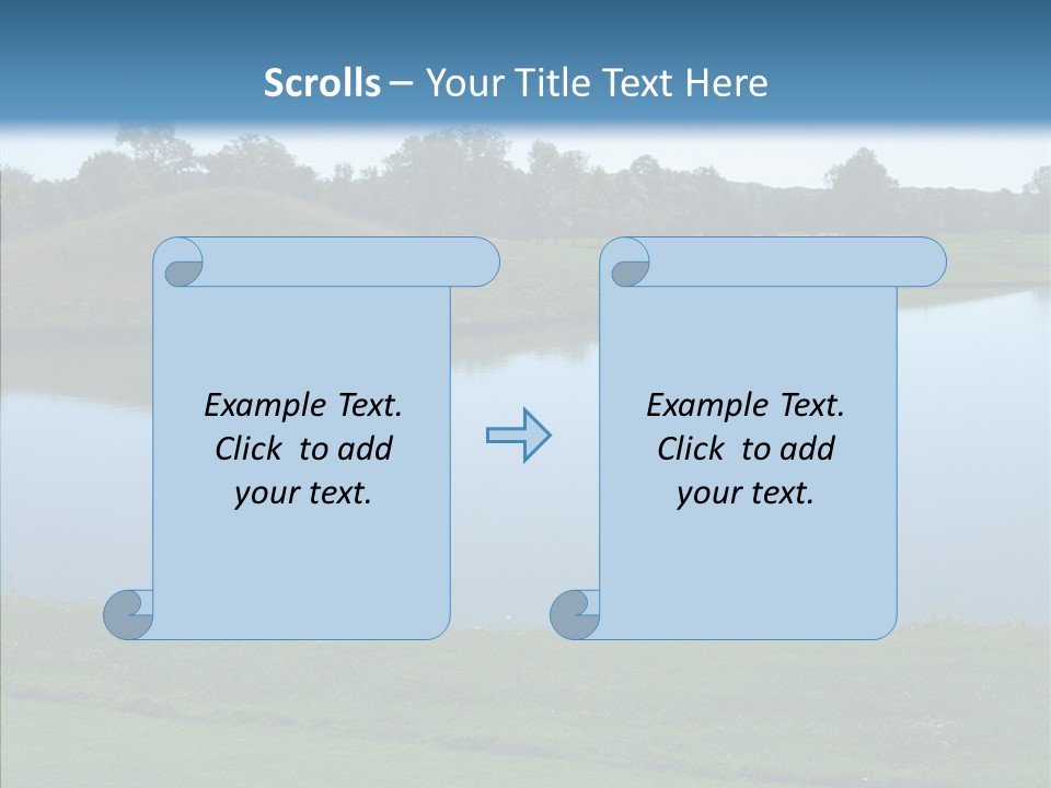 Golf Beautiful Spring PowerPoint Template