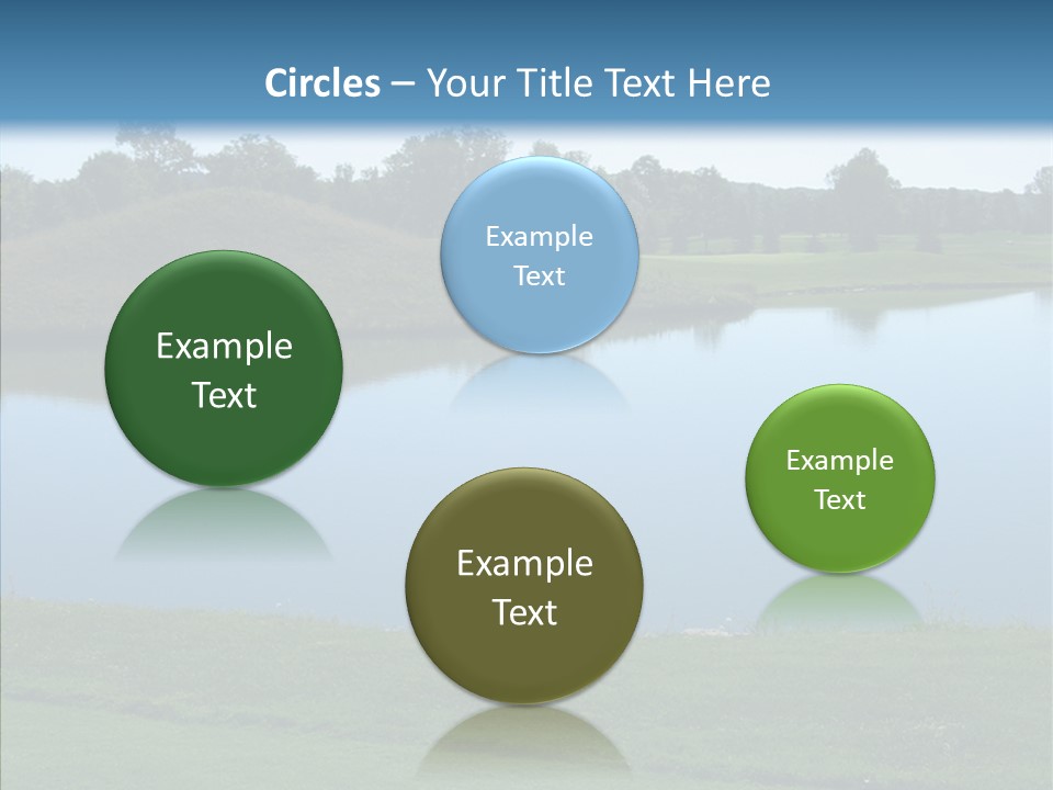 Golf Beautiful Spring PowerPoint Template
