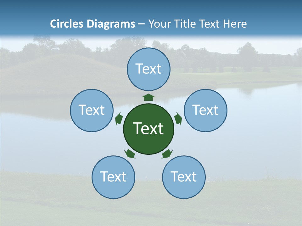 Golf Beautiful Spring PowerPoint Template