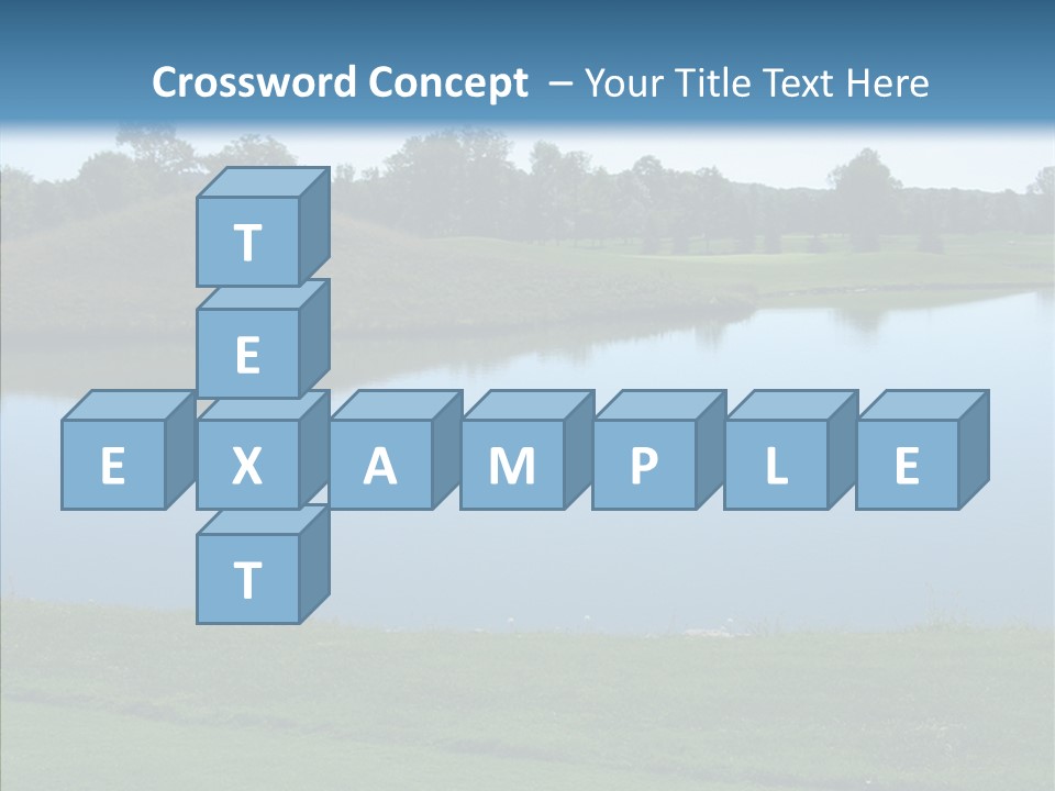 Golf Beautiful Spring PowerPoint Template