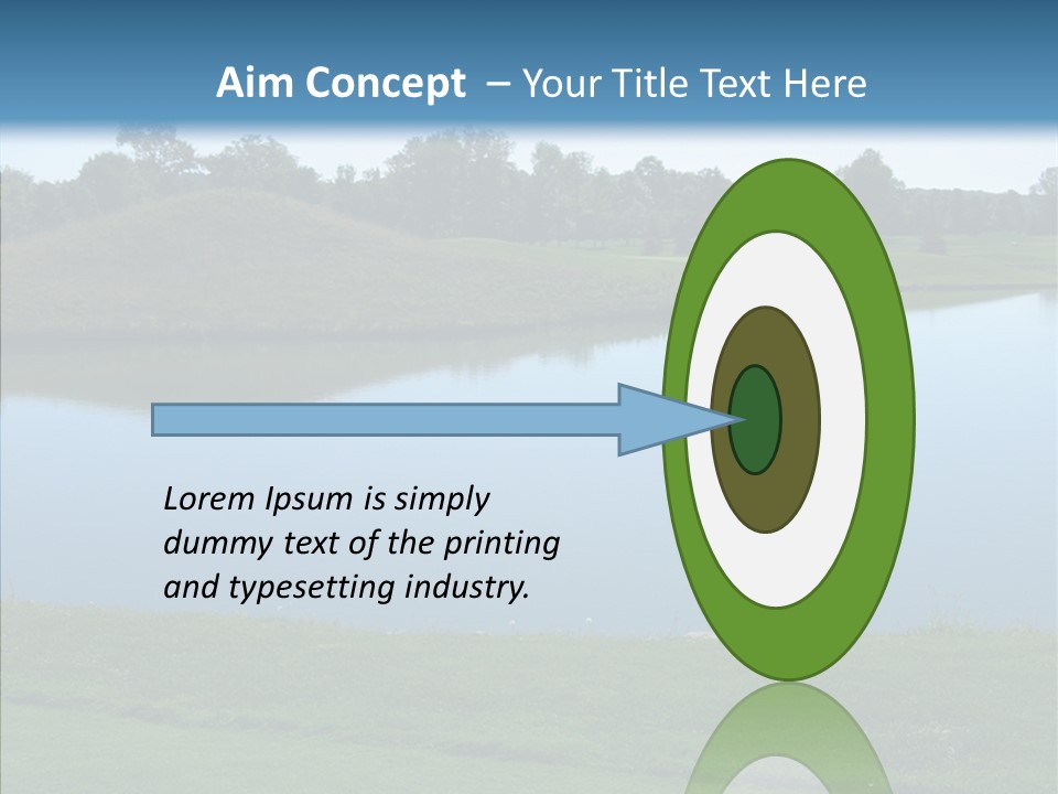 Golf Beautiful Spring PowerPoint Template