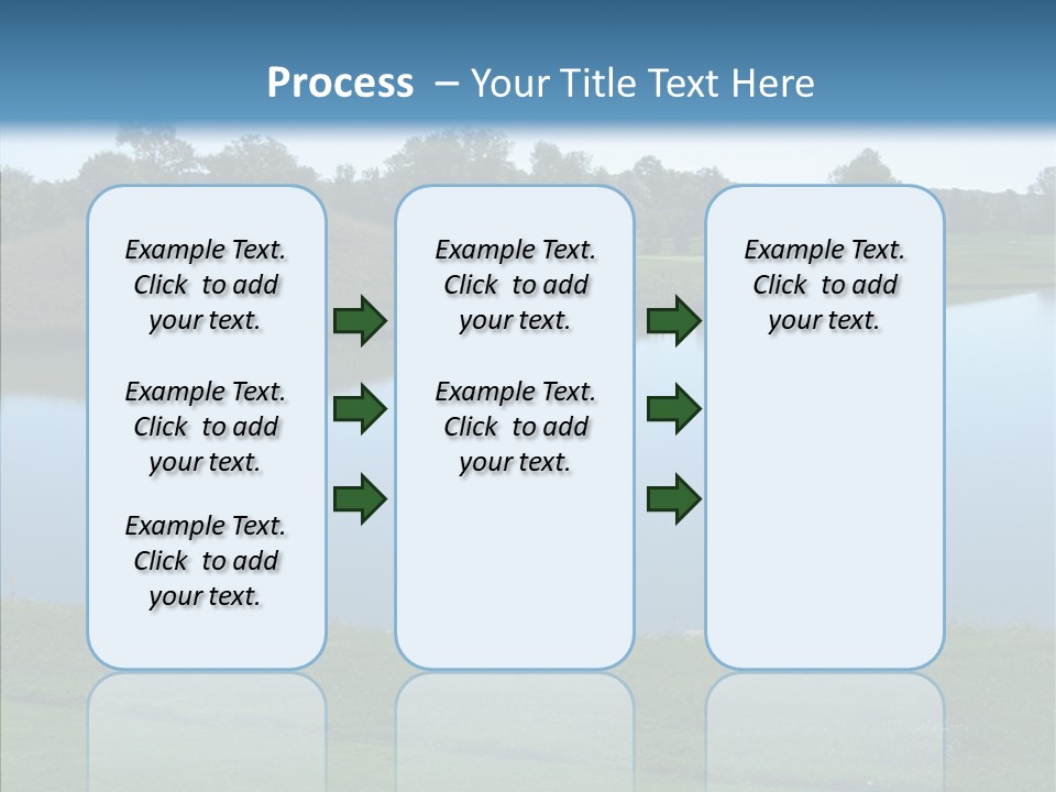 Golf Beautiful Spring PowerPoint Template