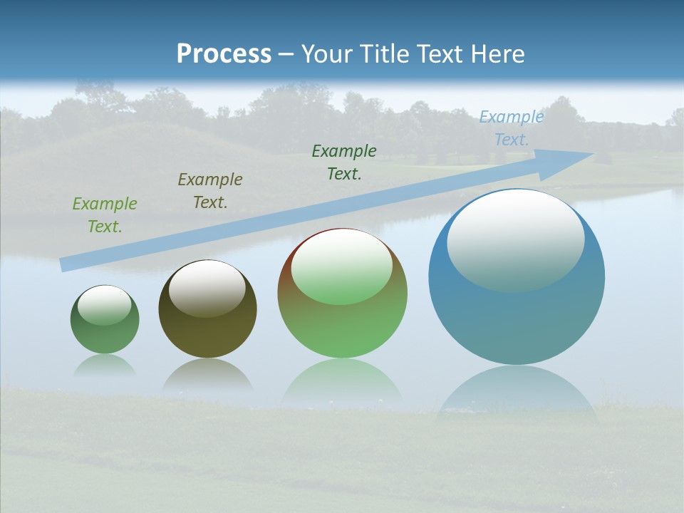 Golf Beautiful Spring PowerPoint Template