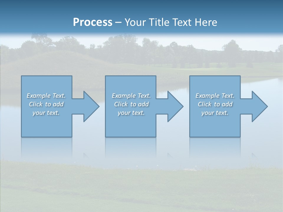 Golf Beautiful Spring PowerPoint Template