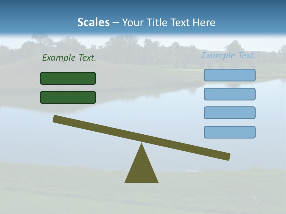 Golf Beautiful Spring PowerPoint Template