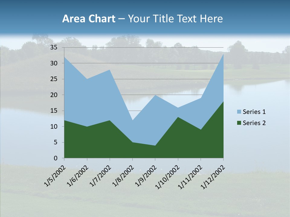 Golf Beautiful Spring PowerPoint Template