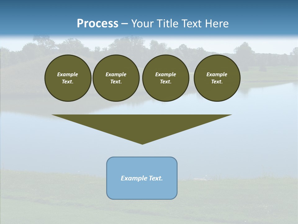 Golf Beautiful Spring PowerPoint Template