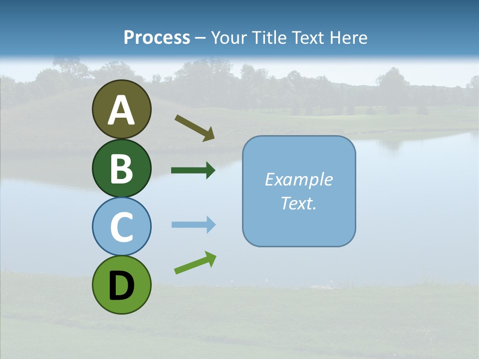 Golf Beautiful Spring PowerPoint Template