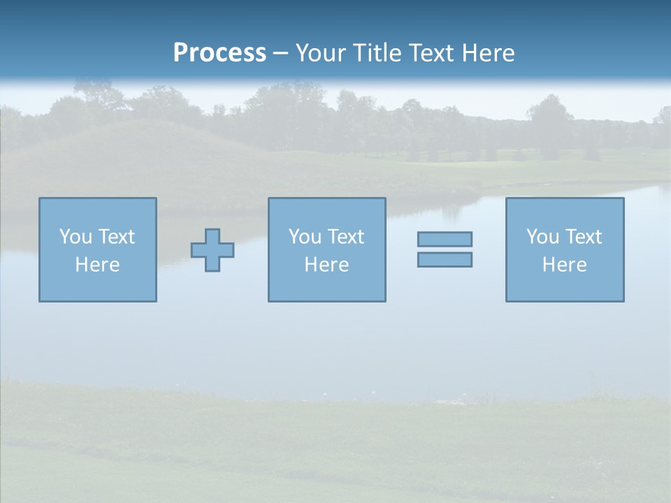 Golf Beautiful Spring PowerPoint Template