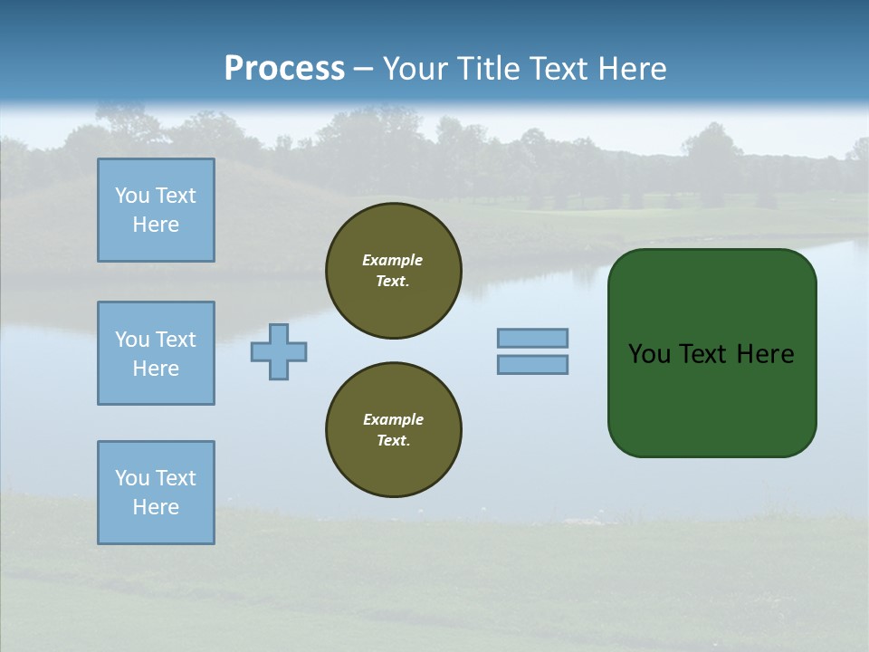 Golf Beautiful Spring PowerPoint Template