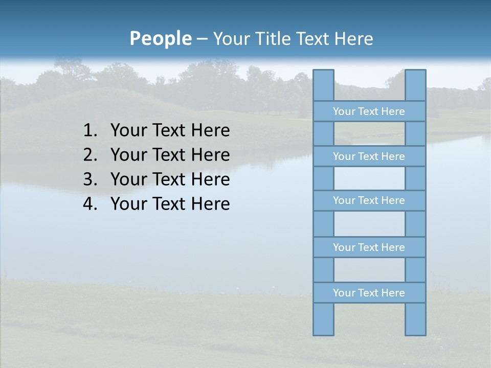Golf Beautiful Spring PowerPoint Template