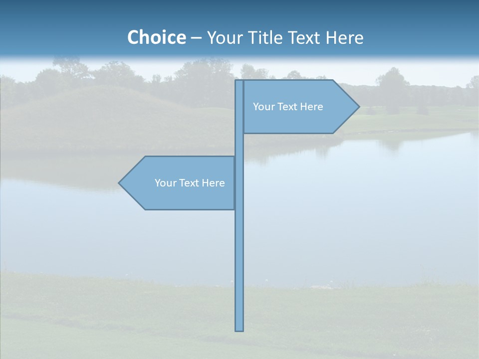 Golf Beautiful Spring PowerPoint Template