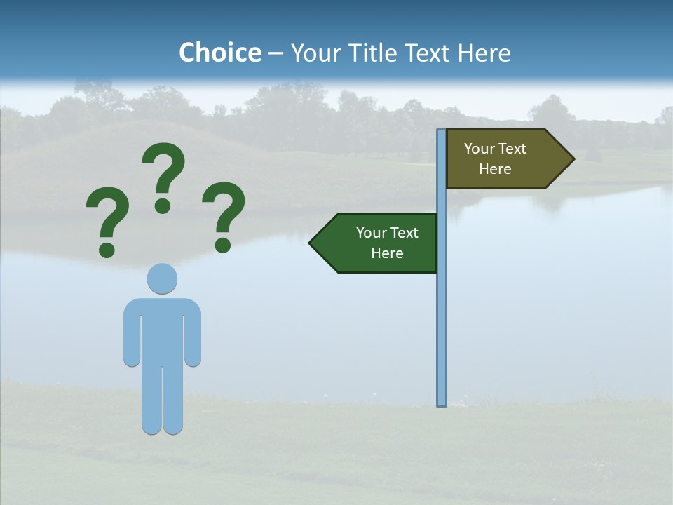 Golf Beautiful Spring PowerPoint Template