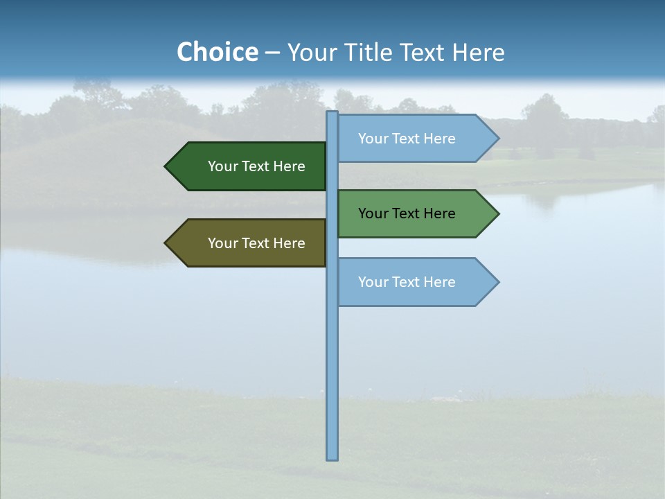 Golf Beautiful Spring PowerPoint Template