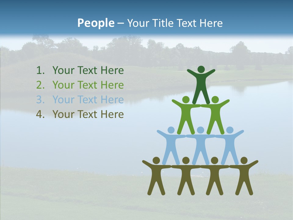 Golf Beautiful Spring PowerPoint Template