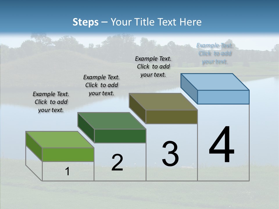 Golf Beautiful Spring PowerPoint Template