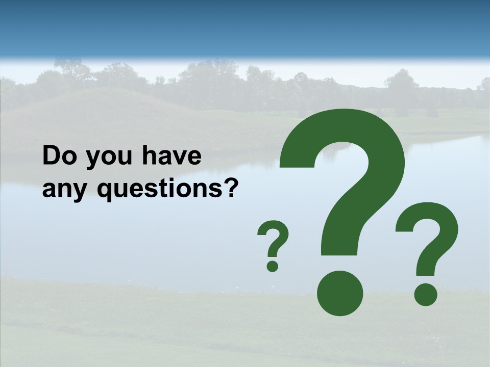 Golf Beautiful Spring PowerPoint Template