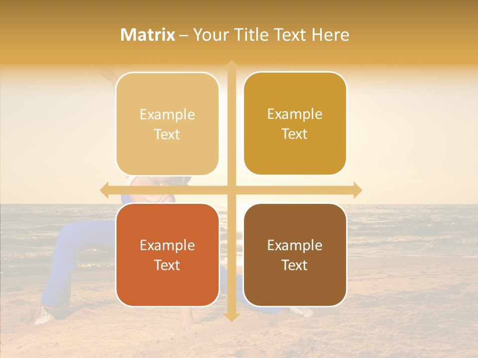 Sunset Energy Carefree PowerPoint Template
