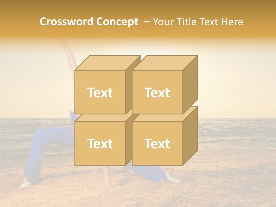 Sunset Energy Carefree PowerPoint Template
