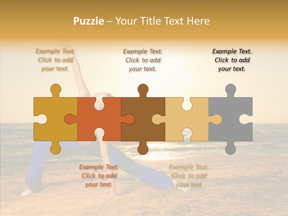 Sunset Energy Carefree PowerPoint Template