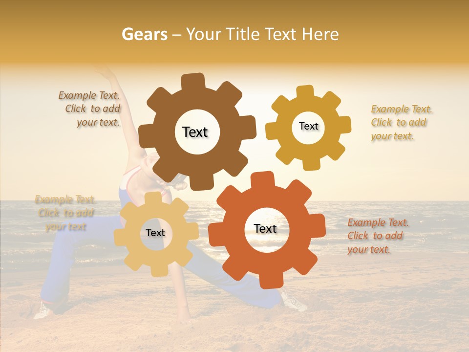 Sunset Energy Carefree PowerPoint Template