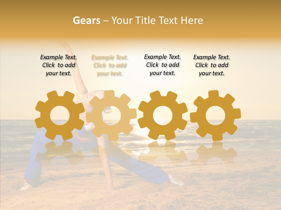 Sunset Energy Carefree PowerPoint Template