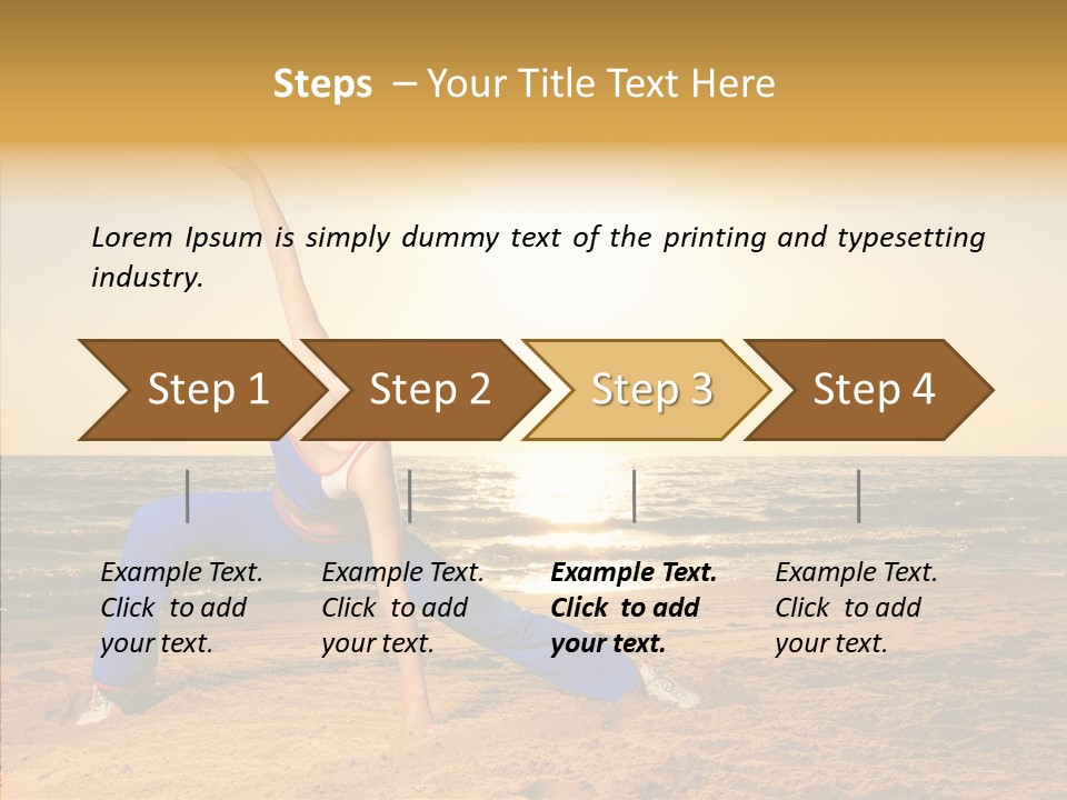 Sunset Energy Carefree PowerPoint Template