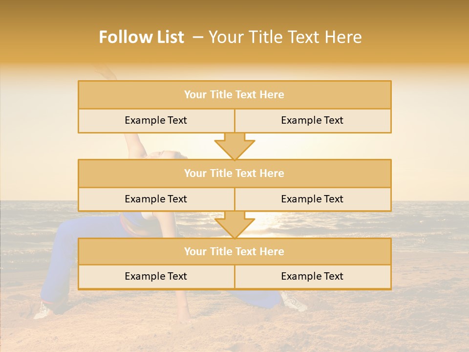 Sunset Energy Carefree PowerPoint Template