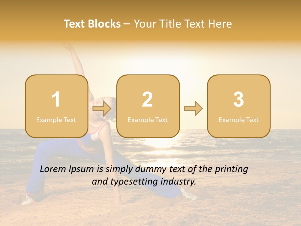 Sunset Energy Carefree PowerPoint Template