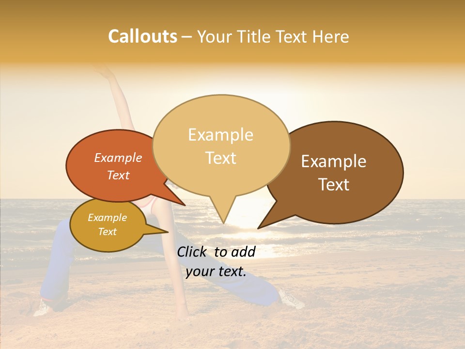 Sunset Energy Carefree PowerPoint Template