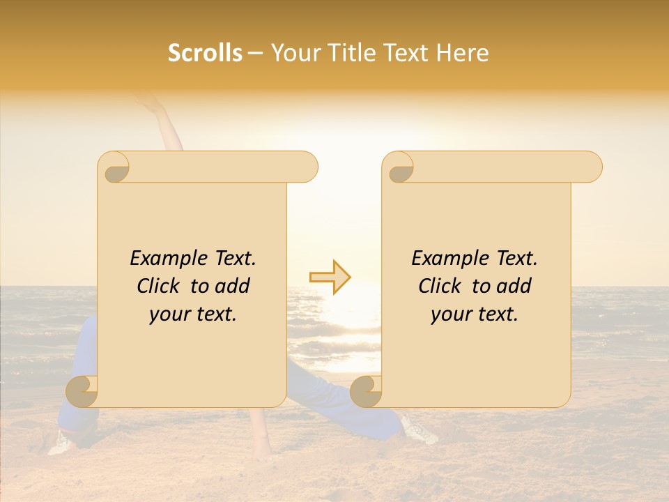 Sunset Energy Carefree PowerPoint Template