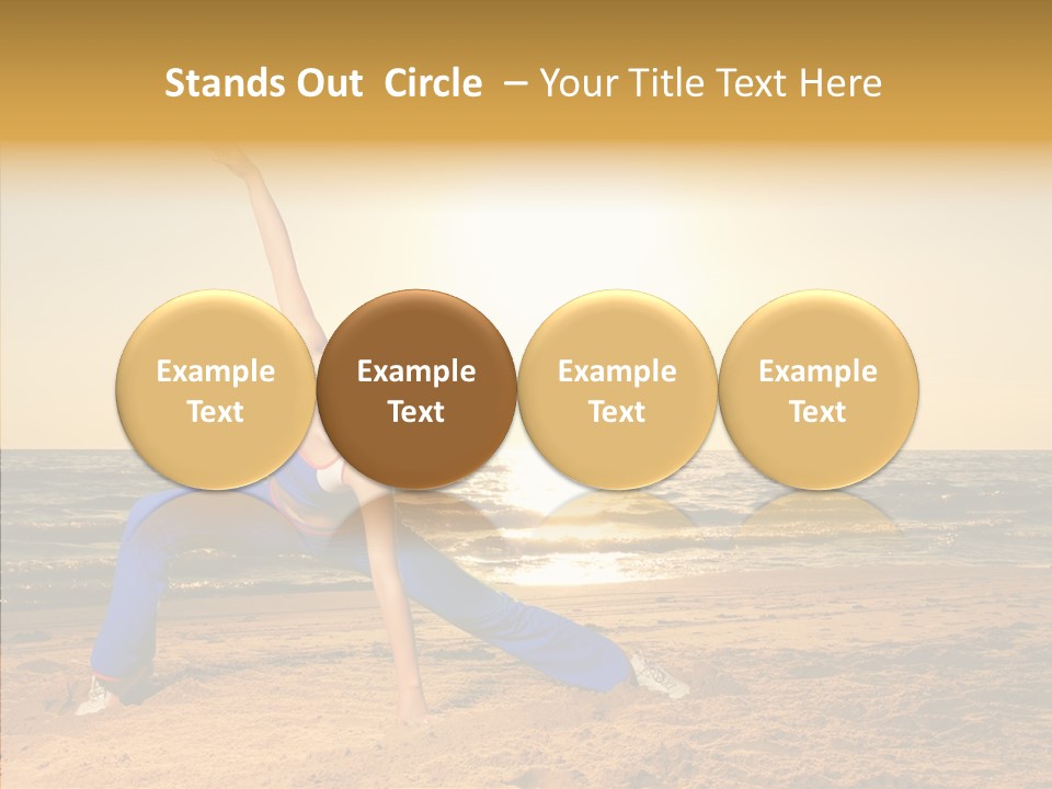 Sunset Energy Carefree PowerPoint Template