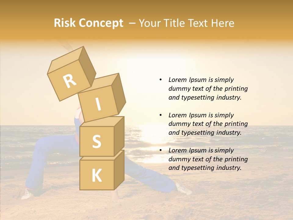 Sunset Energy Carefree PowerPoint Template