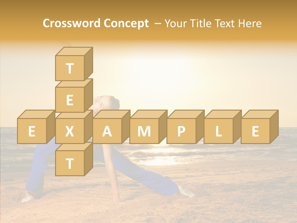 Sunset Energy Carefree PowerPoint Template