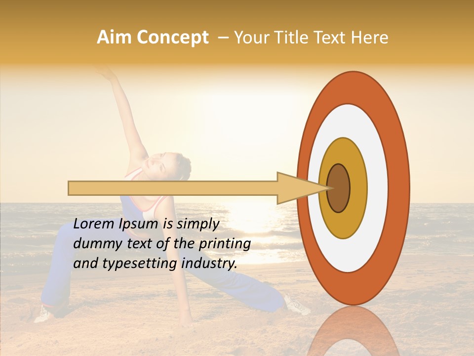 Sunset Energy Carefree PowerPoint Template