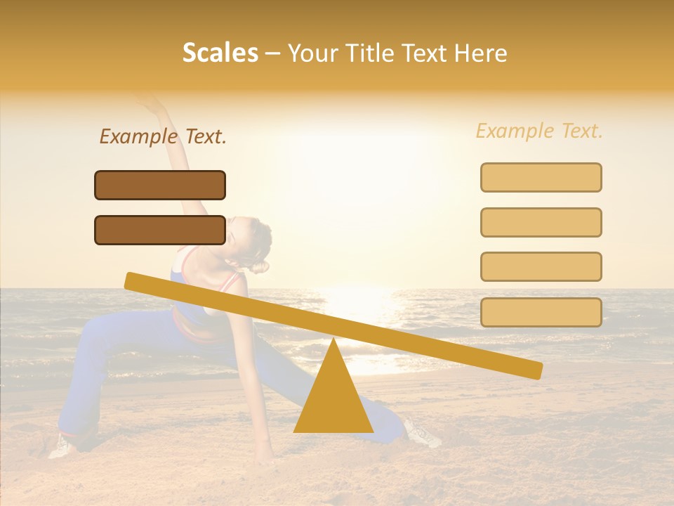 Sunset Energy Carefree PowerPoint Template