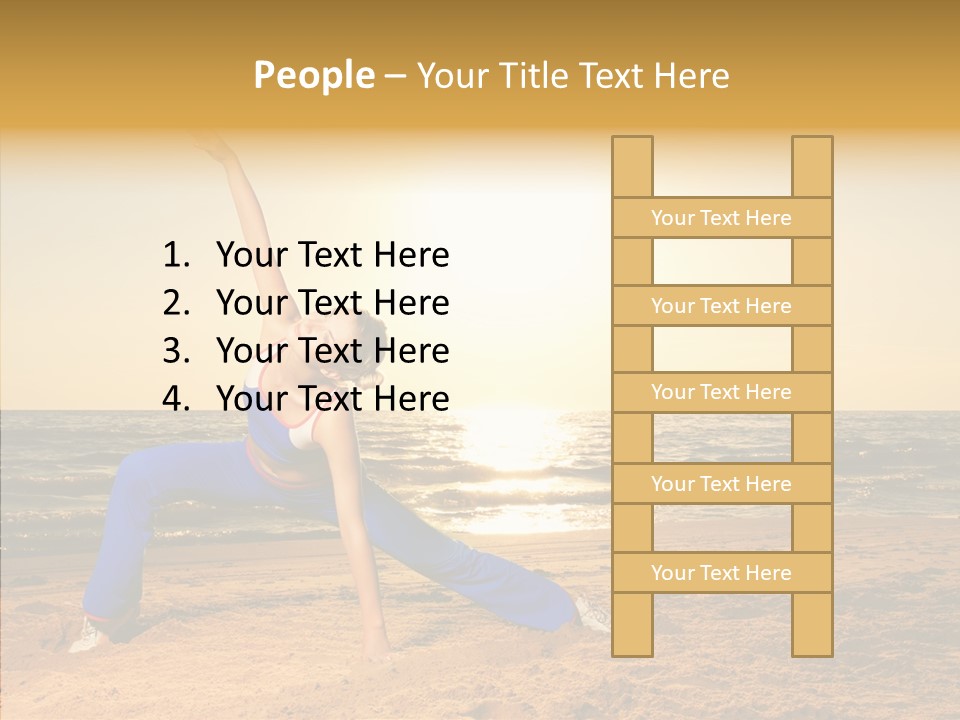 Sunset Energy Carefree PowerPoint Template